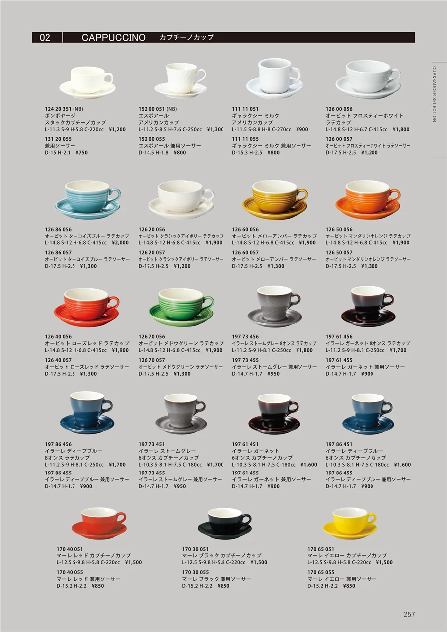 カプチーノ ページ257
