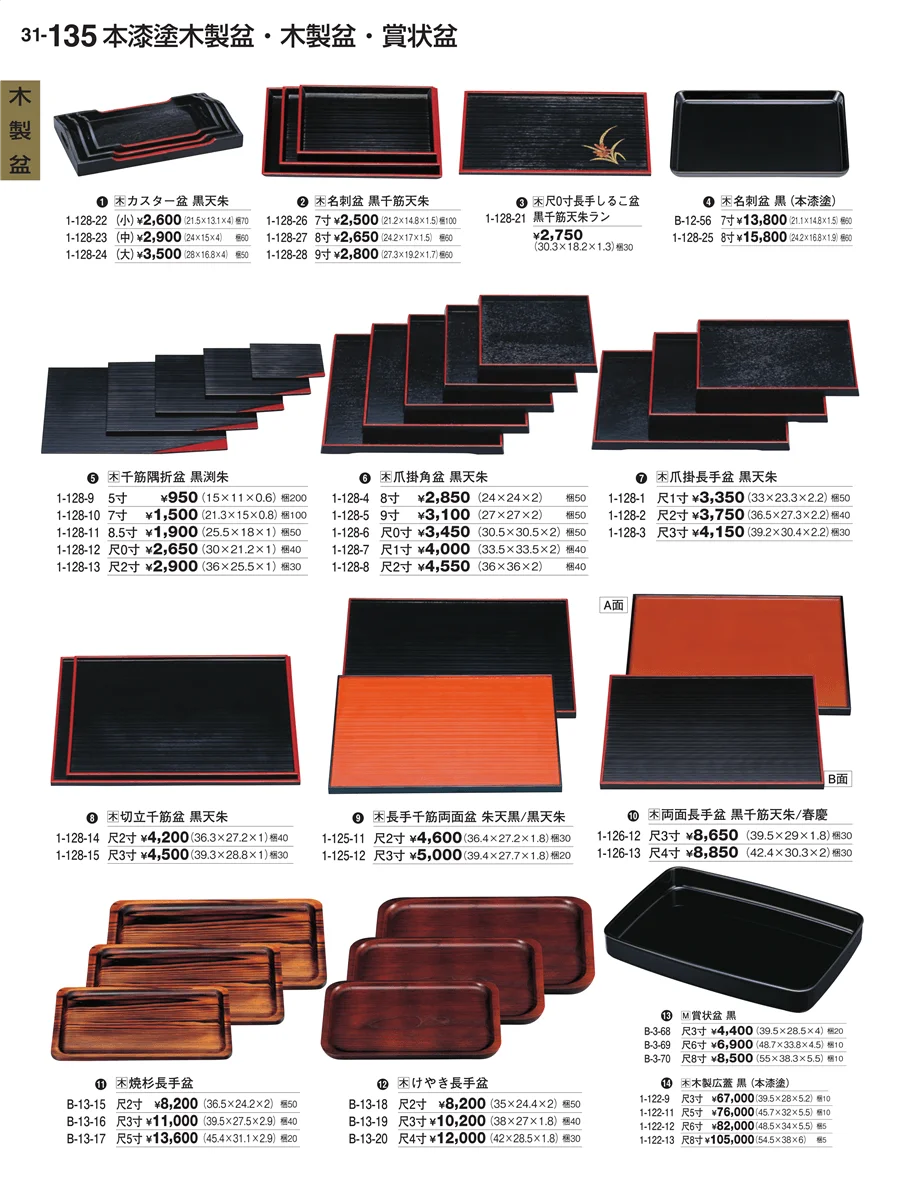 木製盆 ページ135