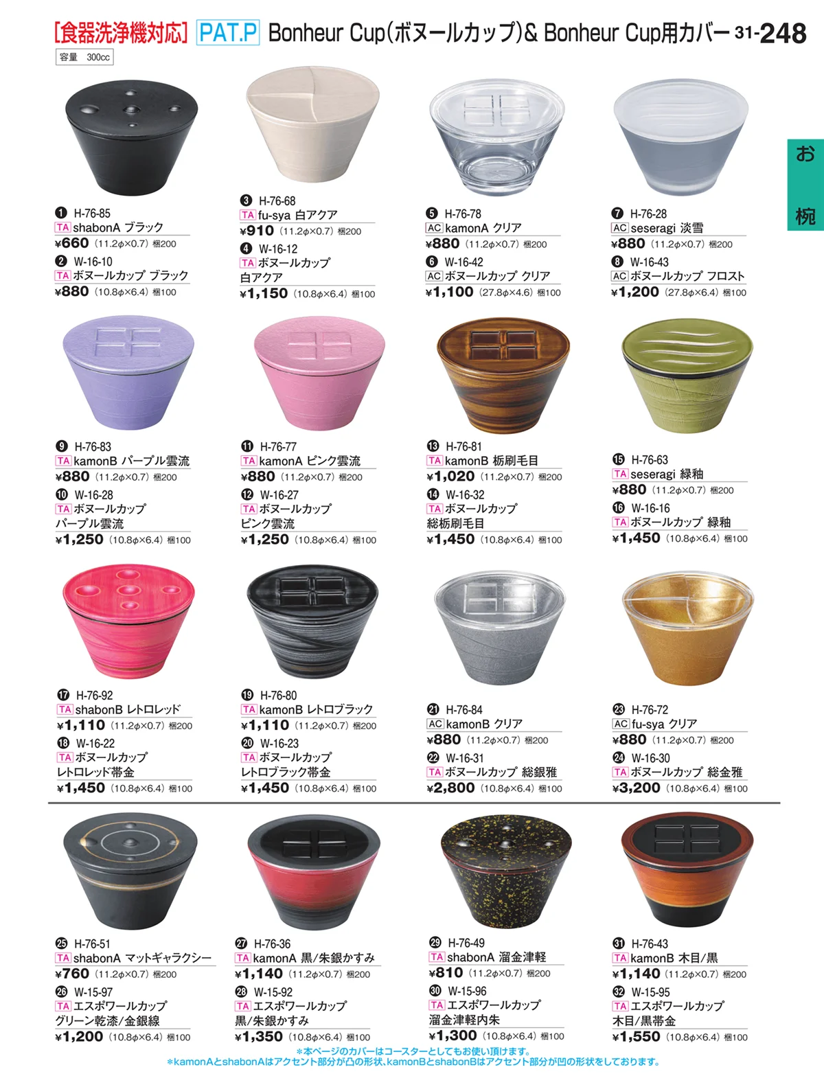 割烹漆器vol.31・ページ番号248・お椀