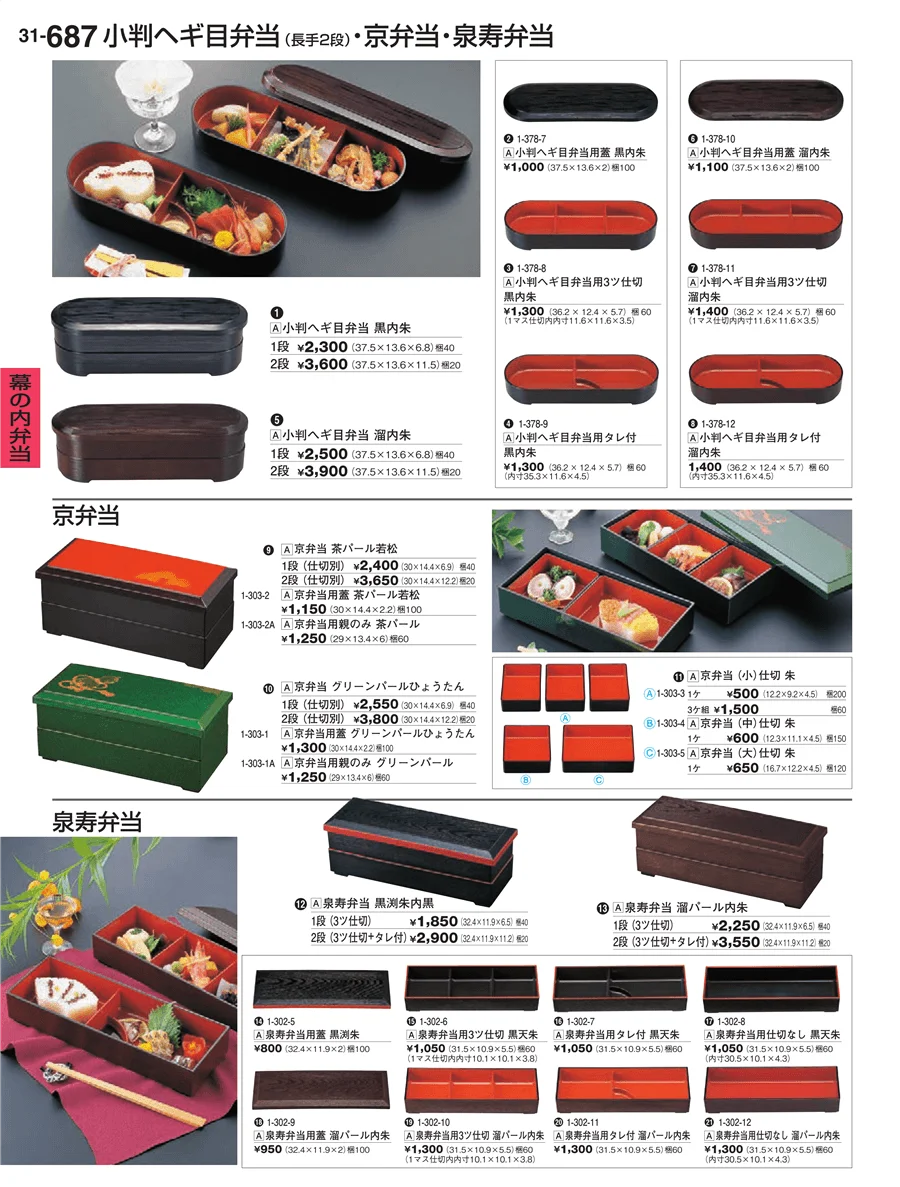 幕の内弁当 ページ687