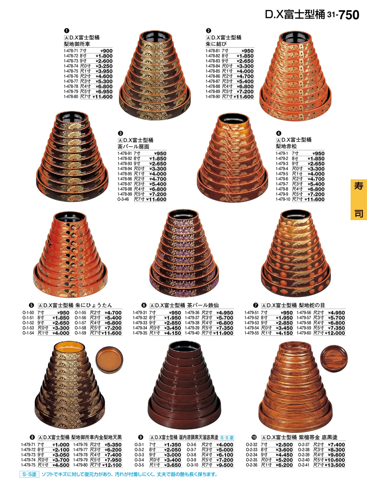 割烹漆器vol.31・ページ番号750・寿司