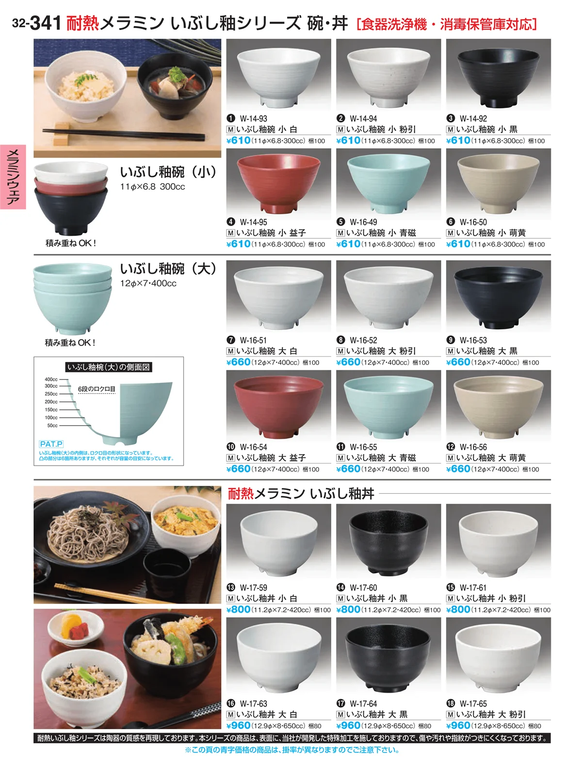 割烹漆器vol.32・ページ番号341・メラミンウェア