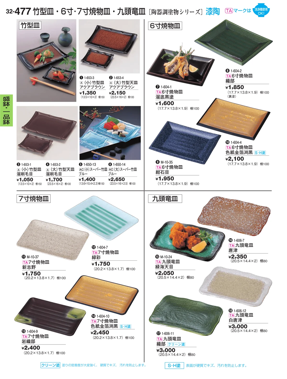 割烹漆器vol.32・ページ番号477・盛鉢・一品鉢