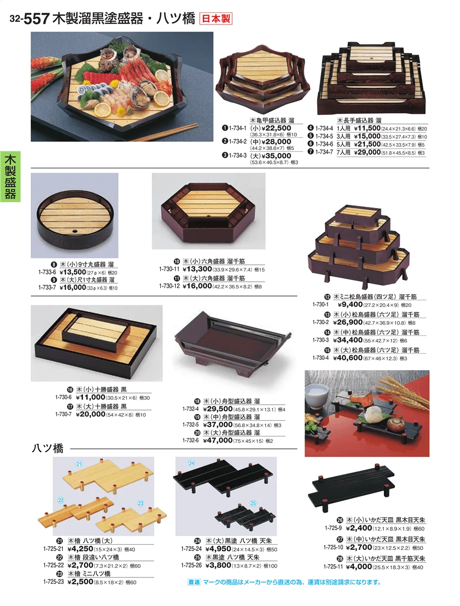 木製盛器 ページ557