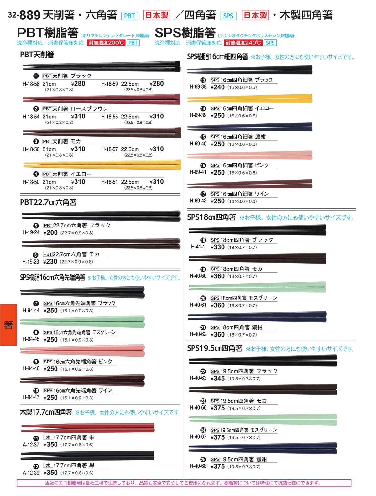 割烹漆器vol.32・ページ番号889・箸