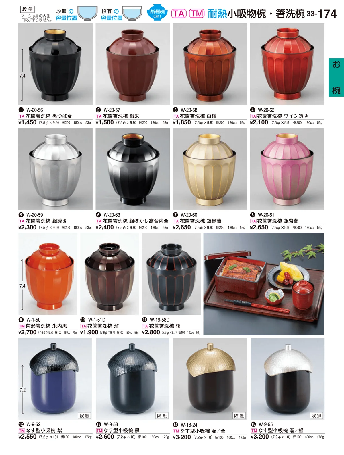 割烹漆器vol.33・ページ番号174・お椀