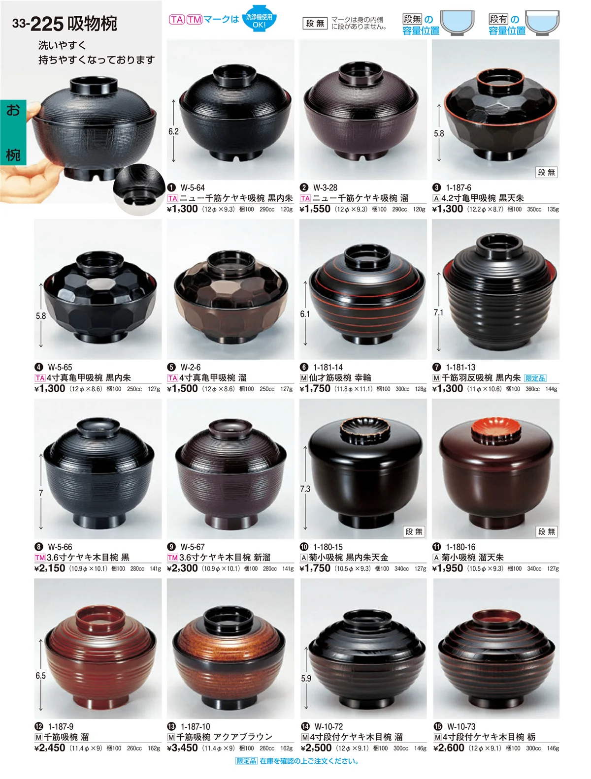 割烹漆器vol.33・ページ番号225・お椀