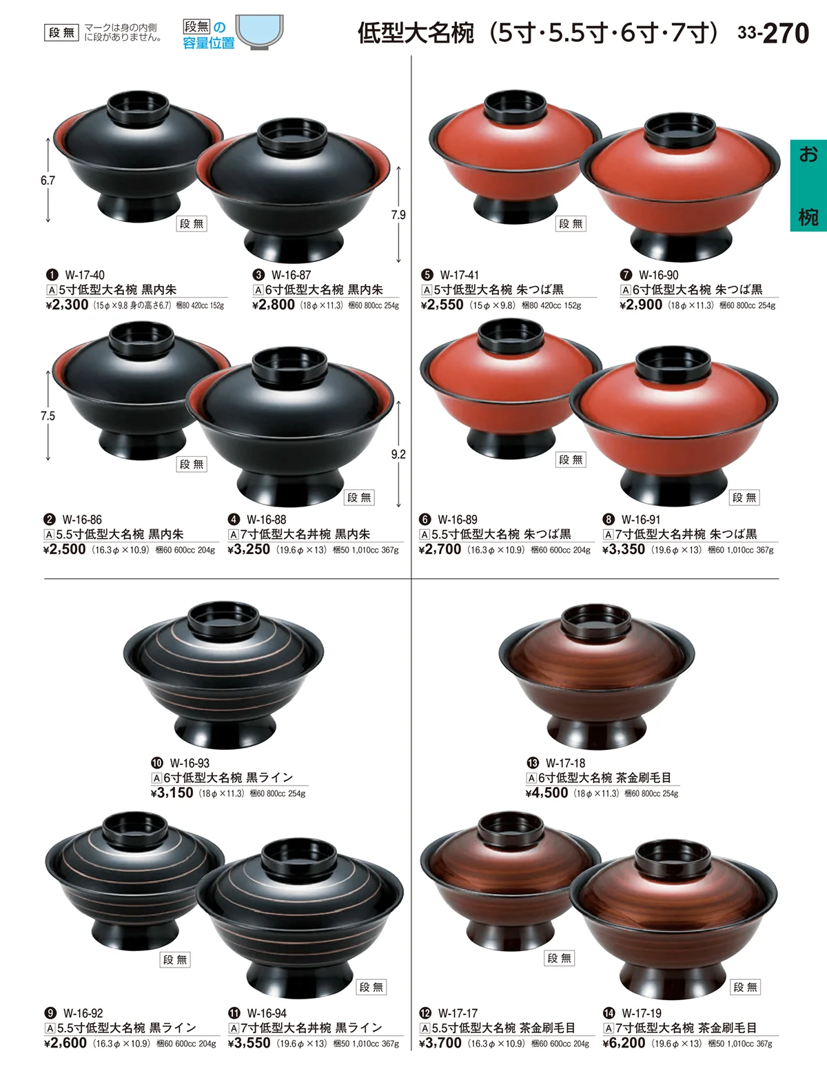 割烹漆器vol.33・ページ番号270・お椀