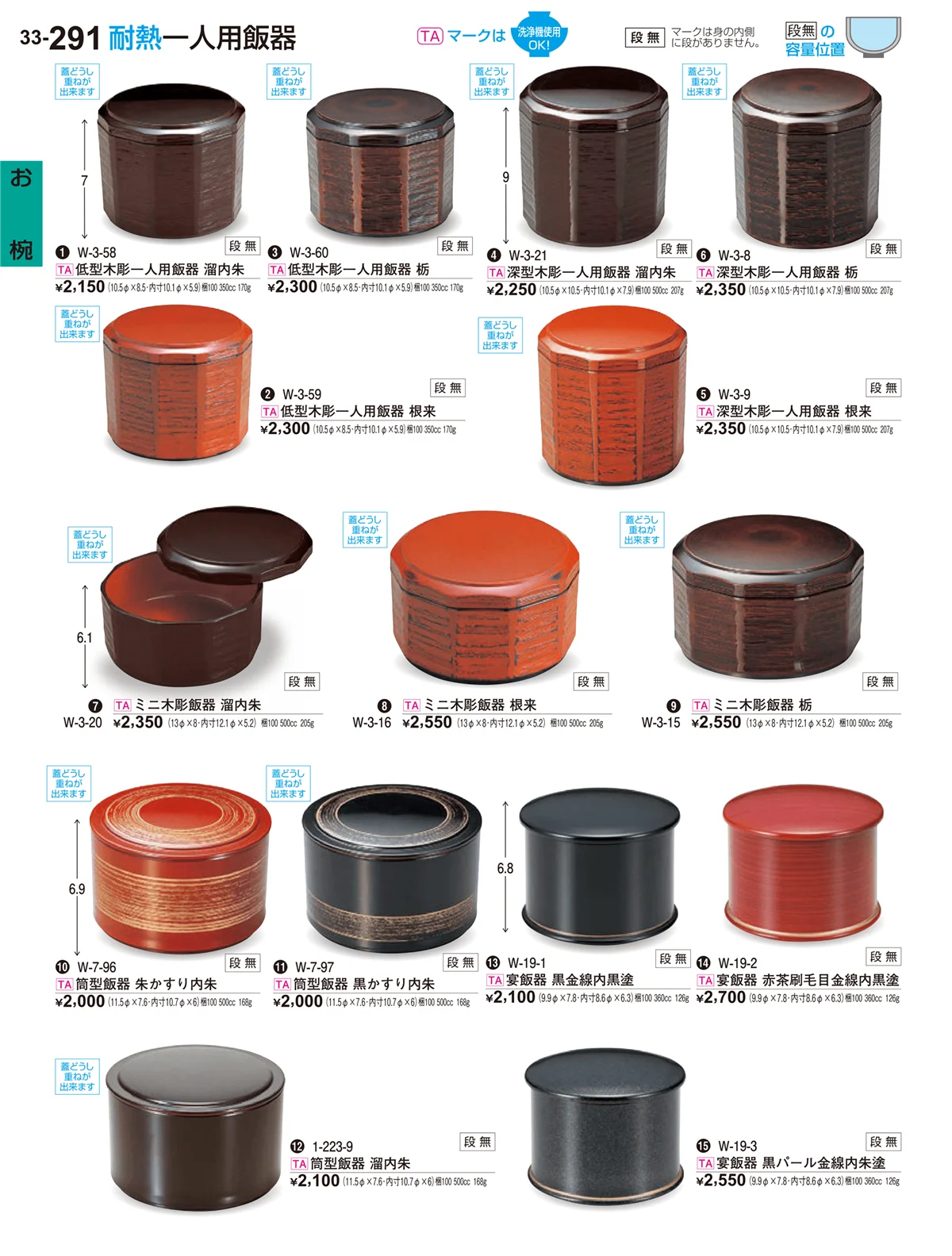 割烹漆器vol.33・ページ番号291・お椀