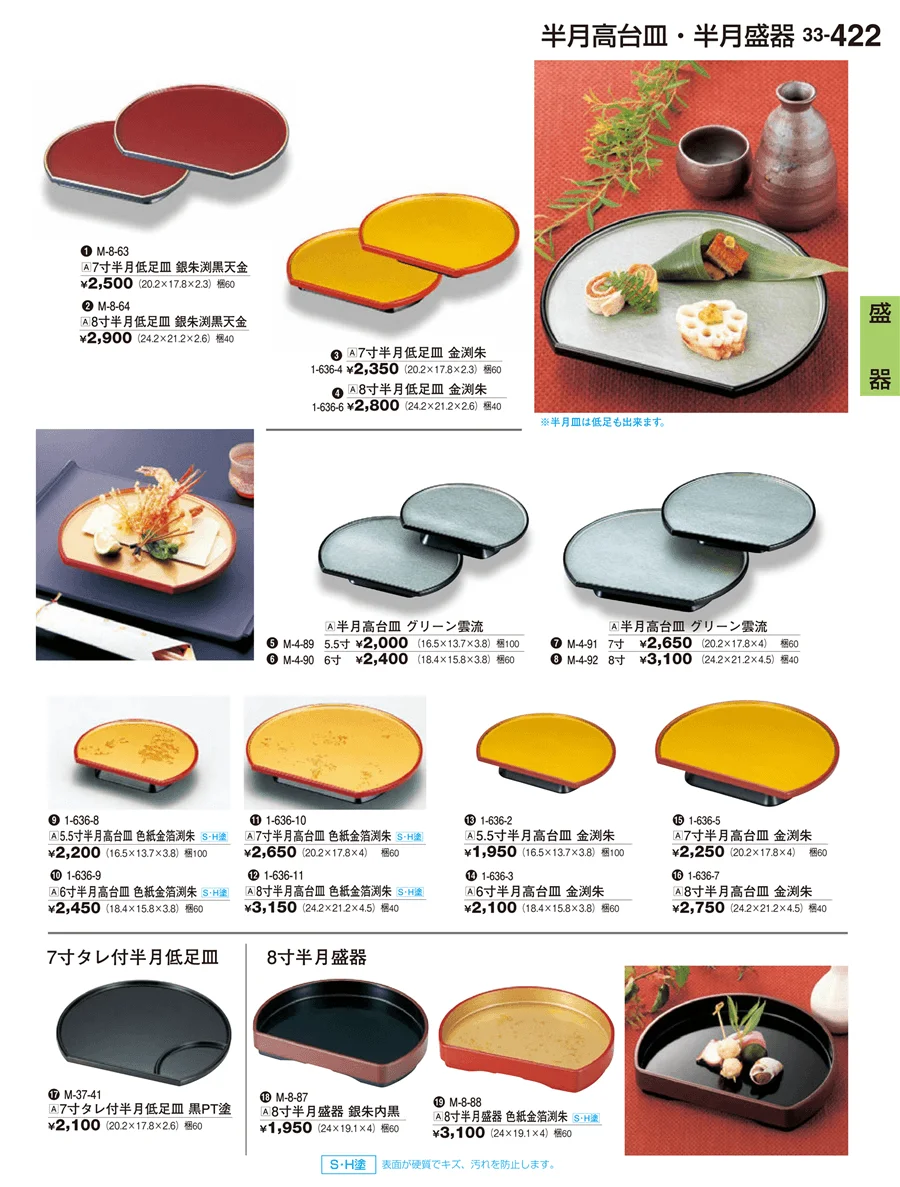 盛皿・盛鉢・盛器・盛台 ページ422