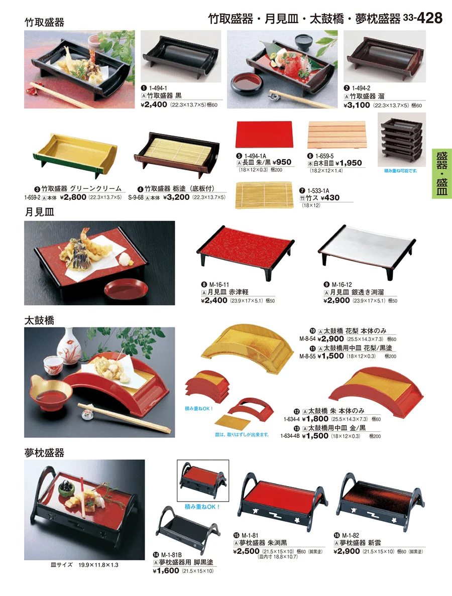 盛鉢・一品鉢 ページ428