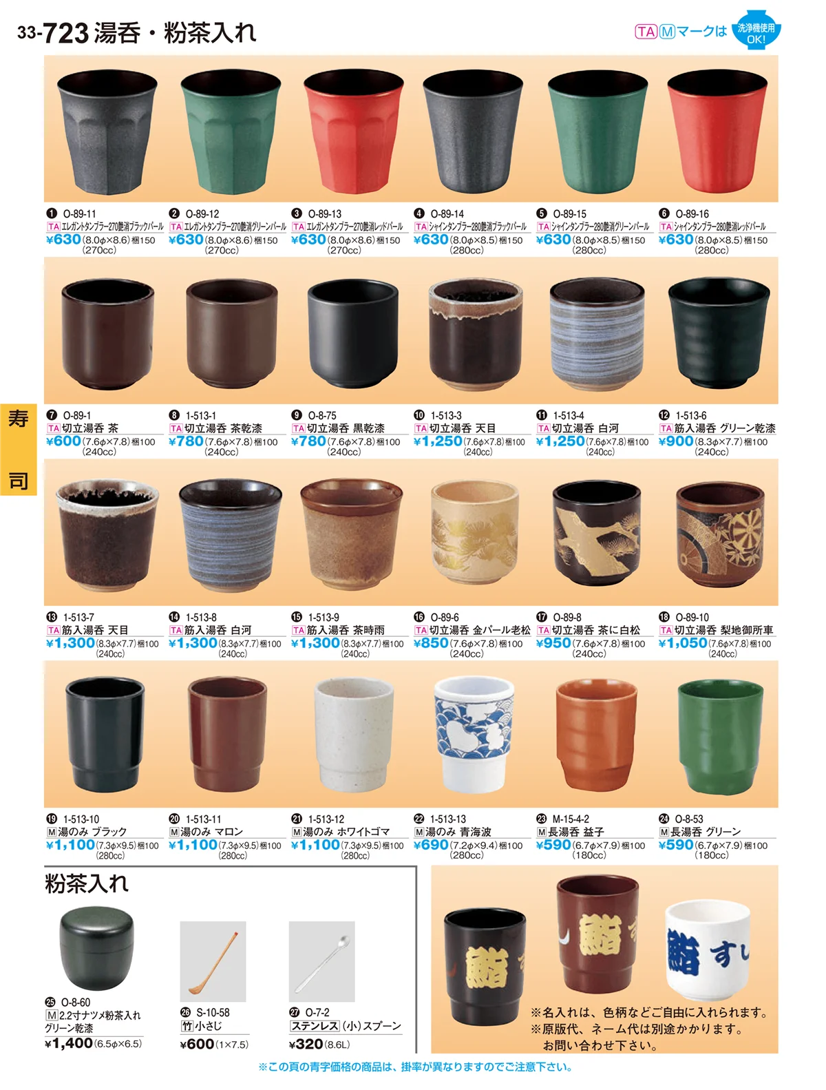 割烹漆器vol.33・ページ番号723・寿司