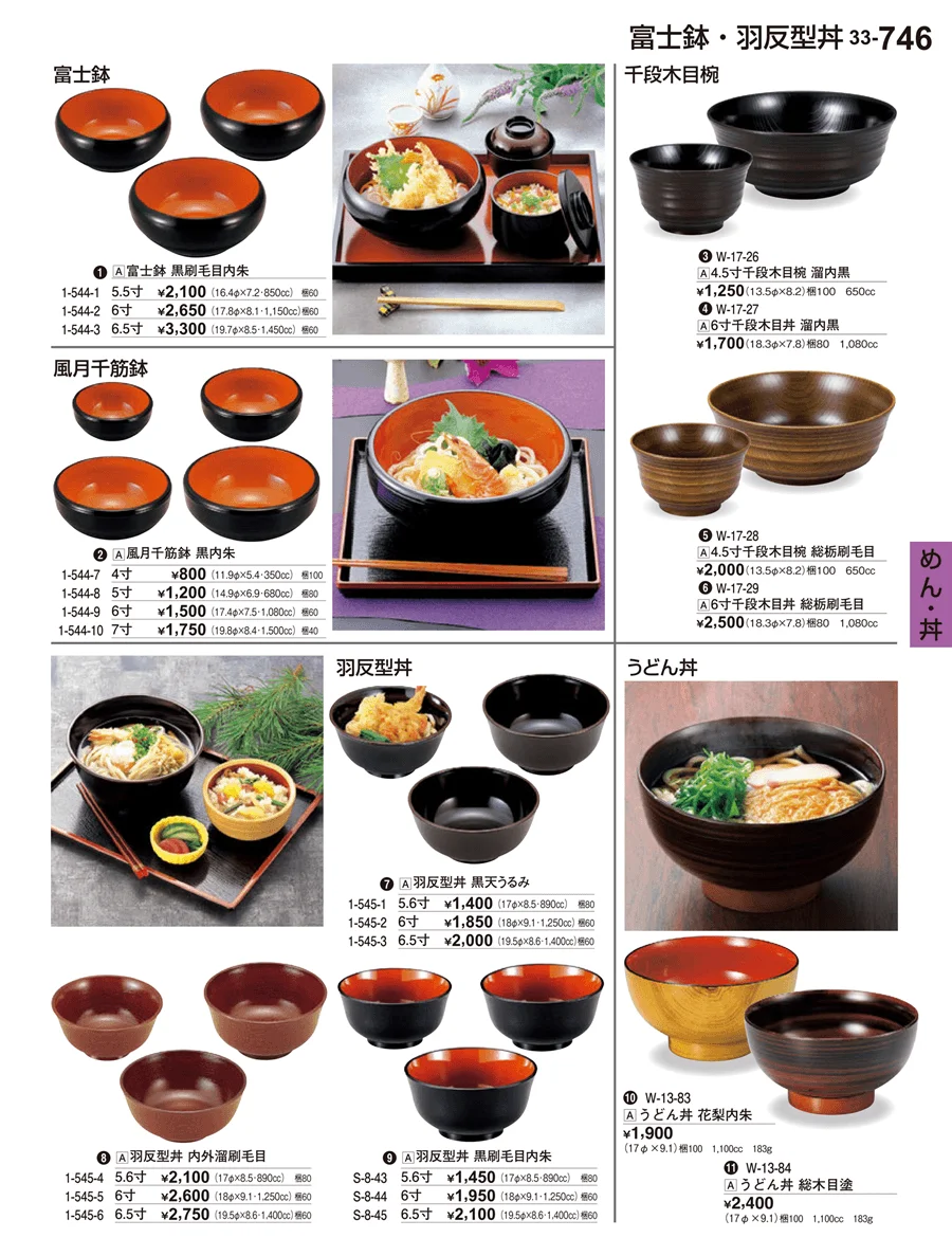 めん・丼 ページ746