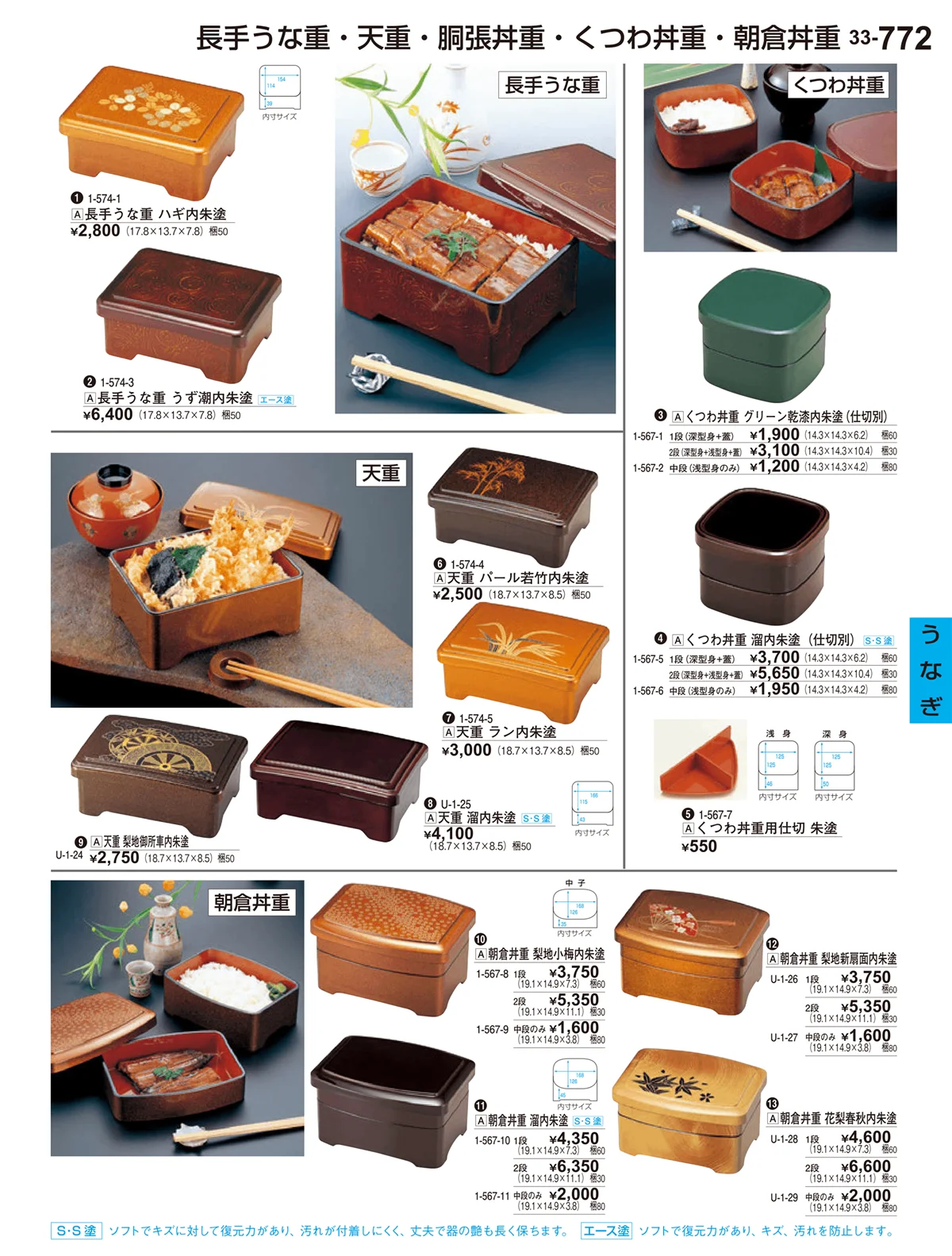 割烹漆器vol.33・ページ番号772・うなぎ