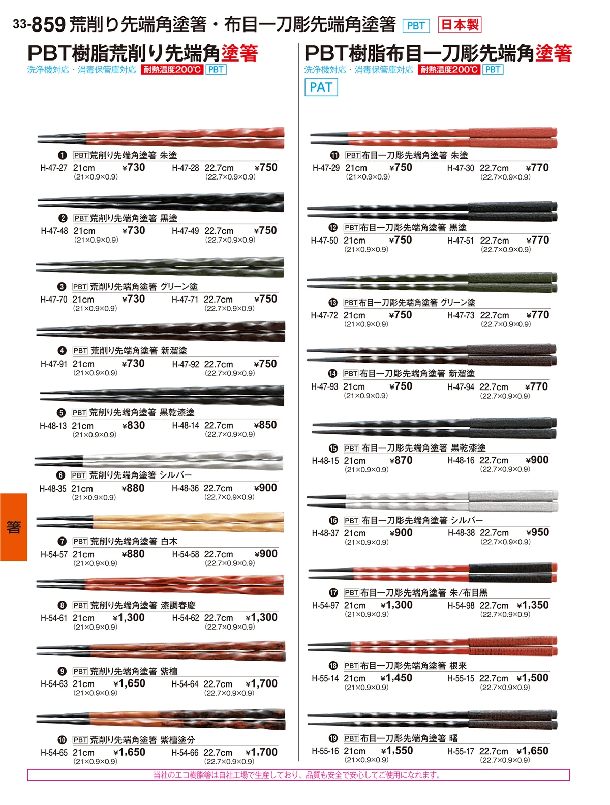 割烹漆器vol.33・ページ番号859・箸