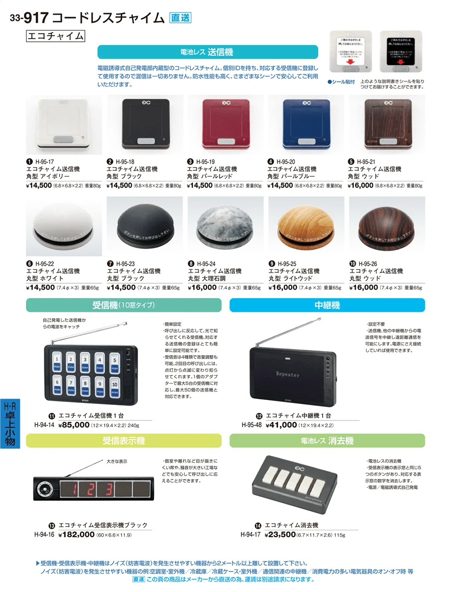 卓上備品 ページ917