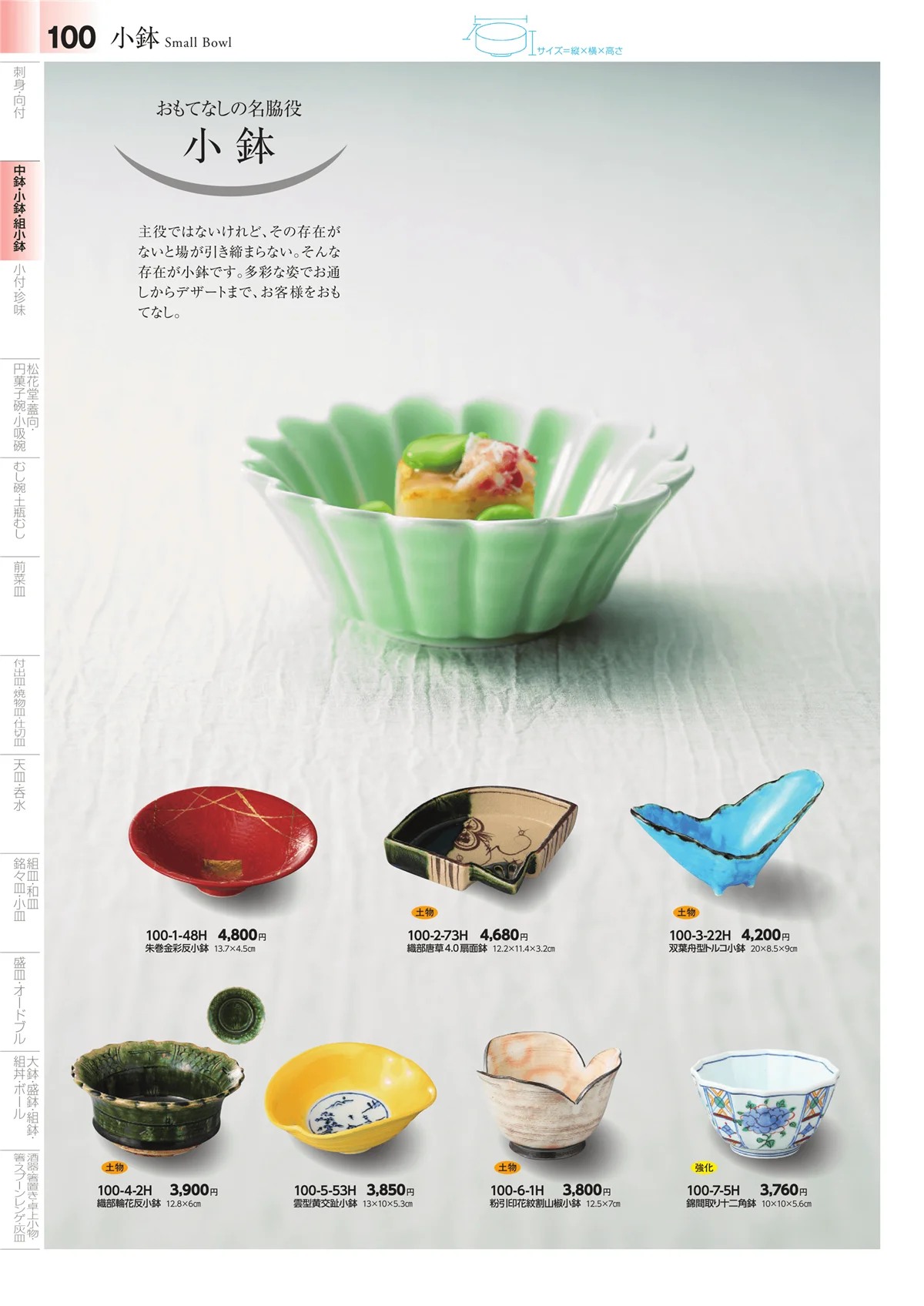 みやび街道vol.4・ページ番号100・中鉢・小鉢