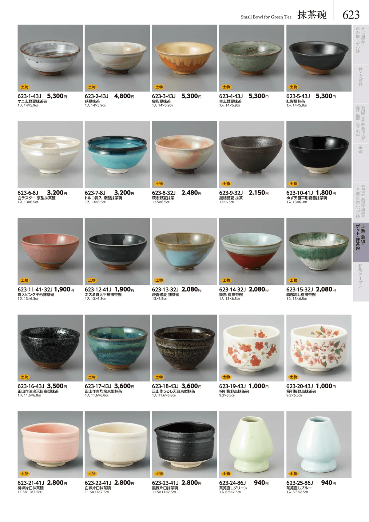 みやび街道vol.5・ページ番号623・茶道具・抹茶碗