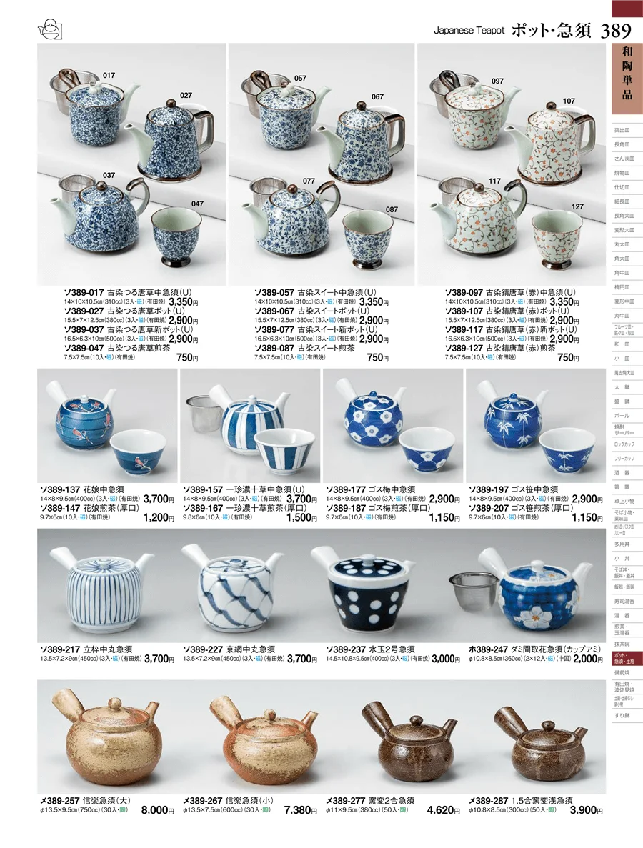 和陶単品 ページ389