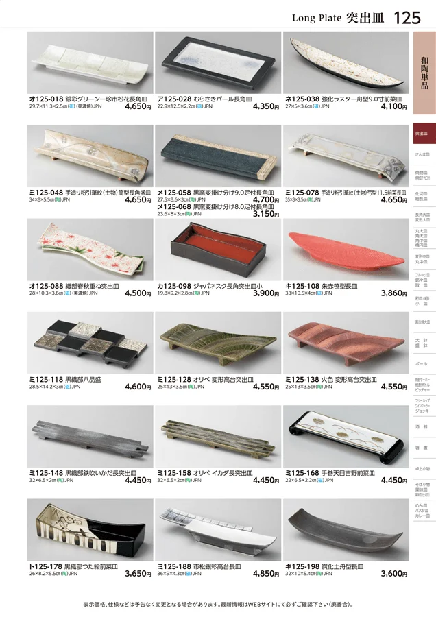 和陶単品 ページ125