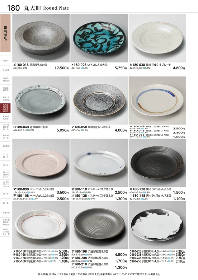 和陶単品 ページ180