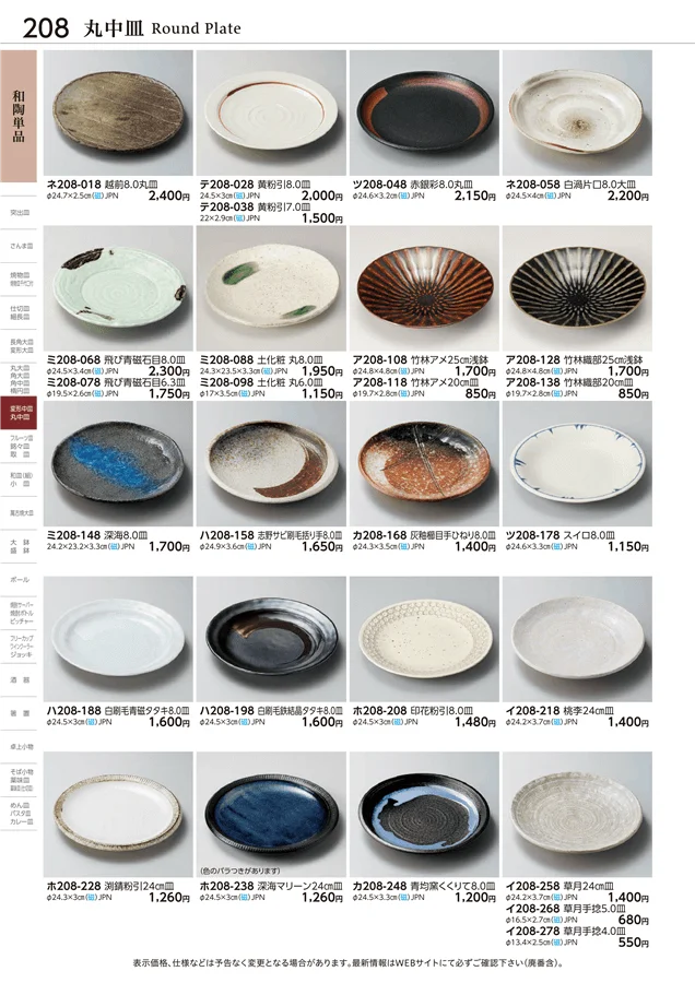 和陶単品 ページ208
