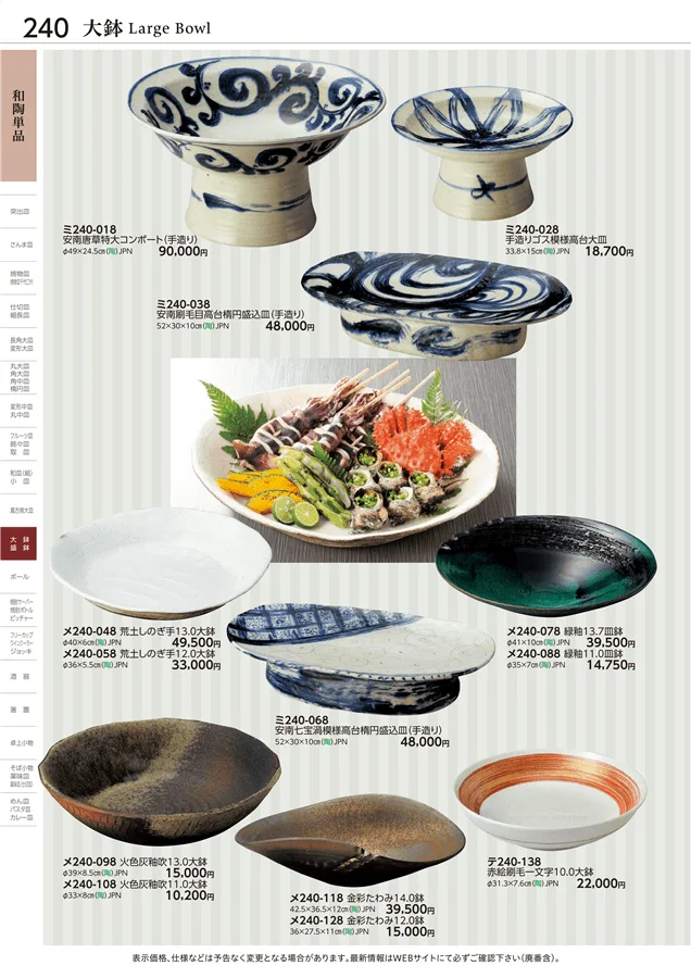 和陶単品 ページ240
