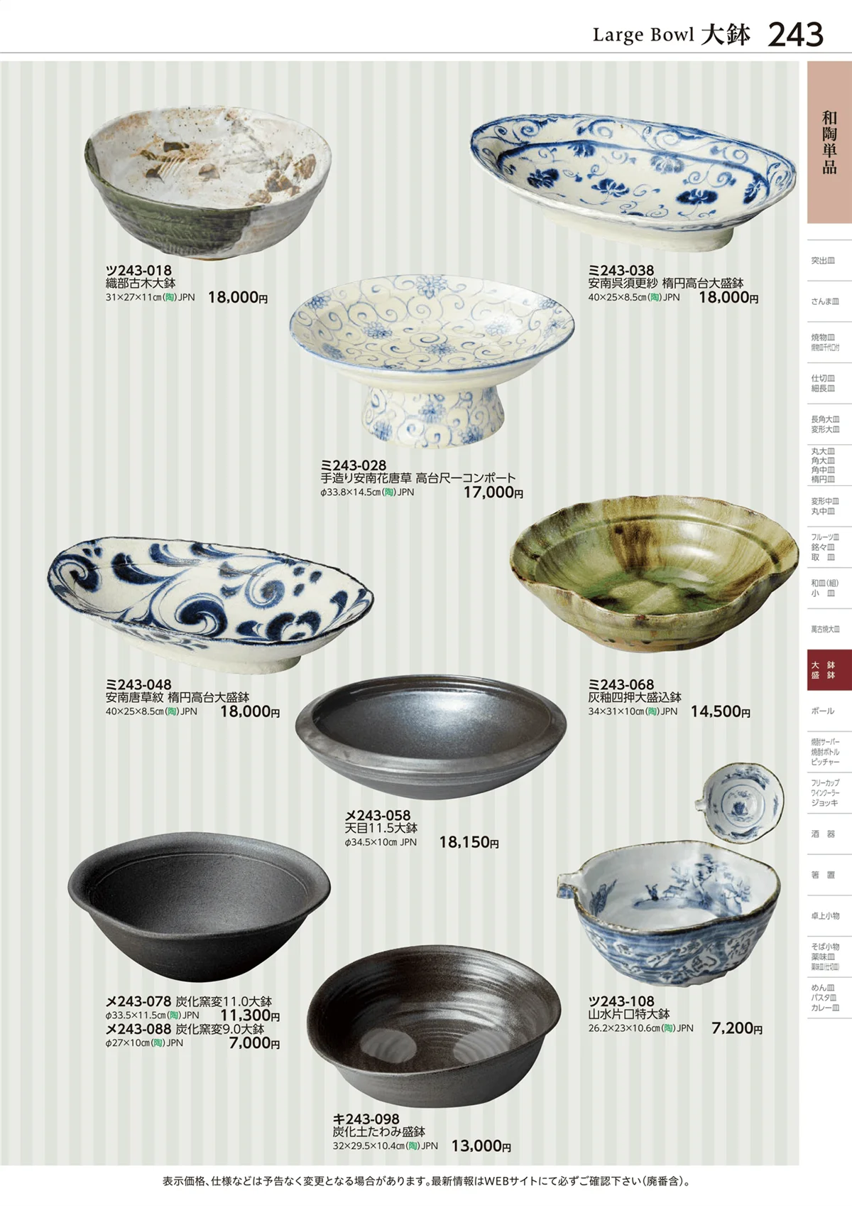 ときわvol.28・ページ番号243・和陶単品