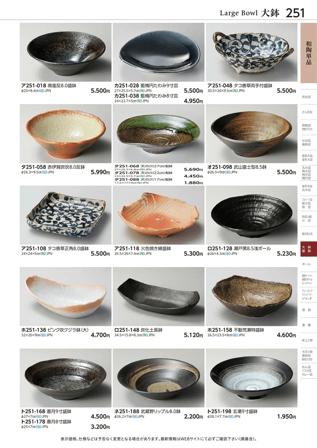 和陶単品 ページ251