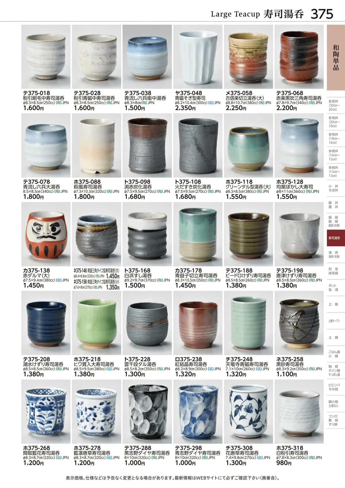 ときわvol.28・ページ番号375・和陶単品
