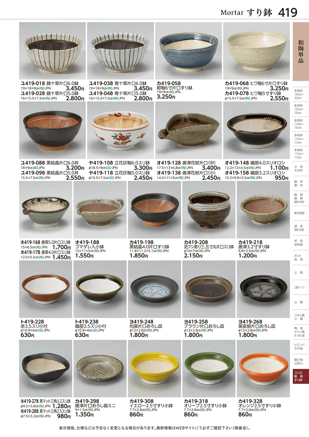 ときわvol.28・ページ番号419・和陶単品