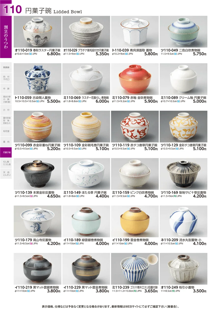 円菓子碗 ページ110