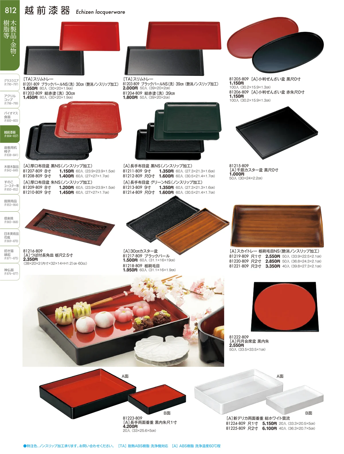 陶雅vol.19・ページ番号812・越前漆器