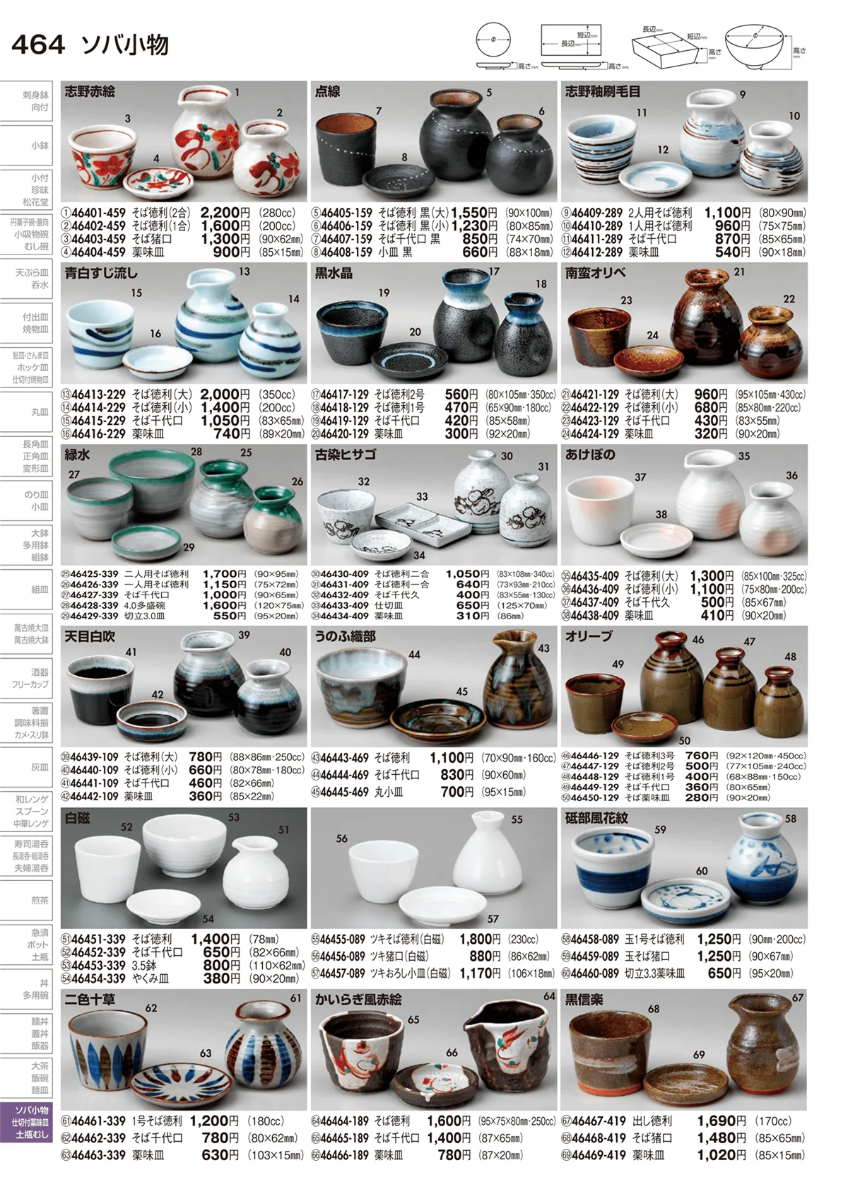 陶里vol.29・ページ番号464・ソバ小物