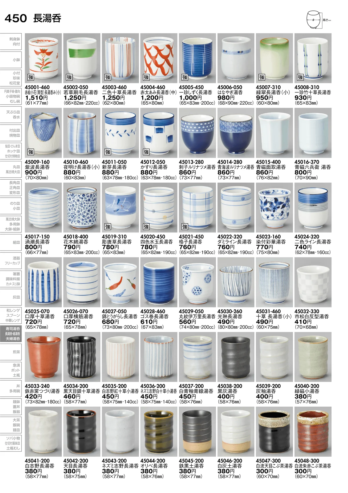 陶里vol.30・ページ番号450・長湯呑