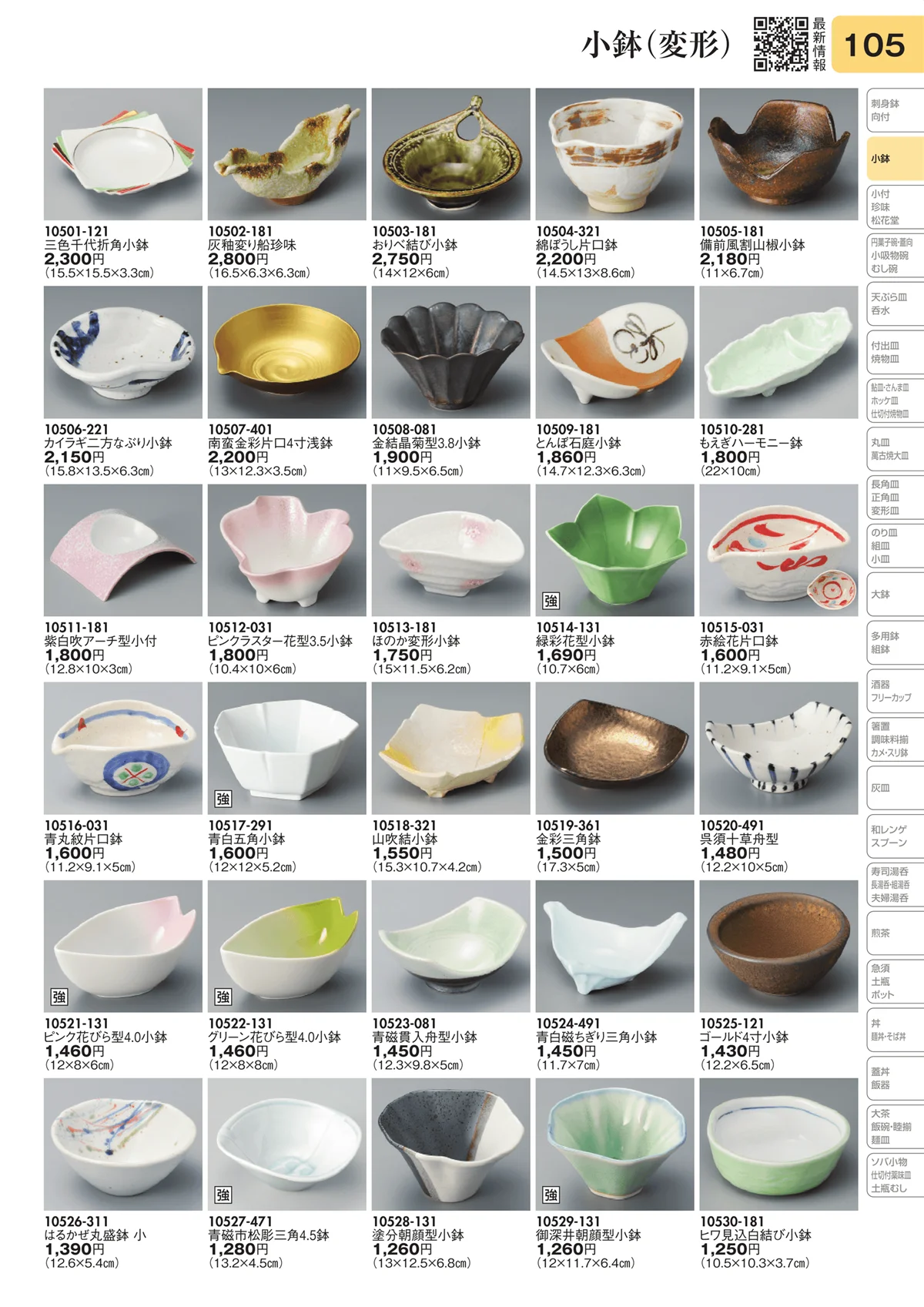 陶里vol.31・ページ番号105・小鉢（変形）