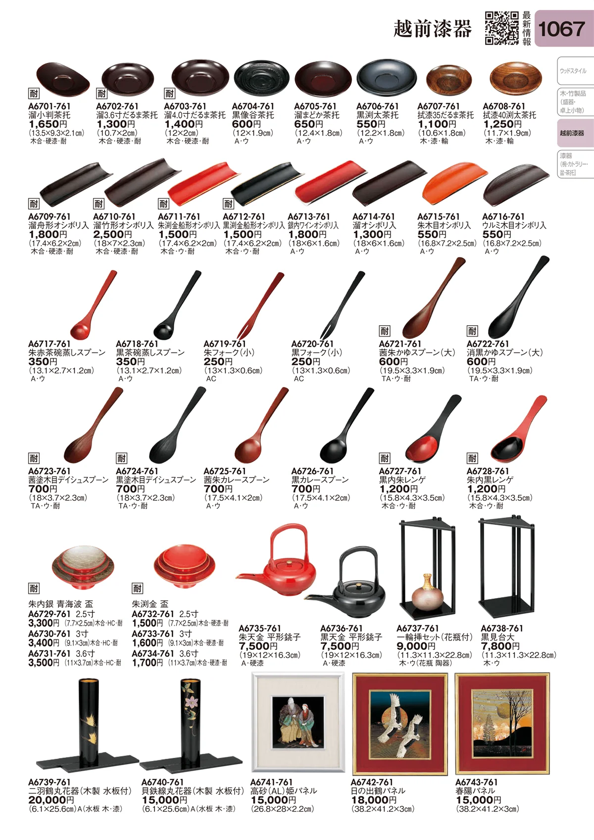 陶里vol.31・ページ番号1067・越前漆器