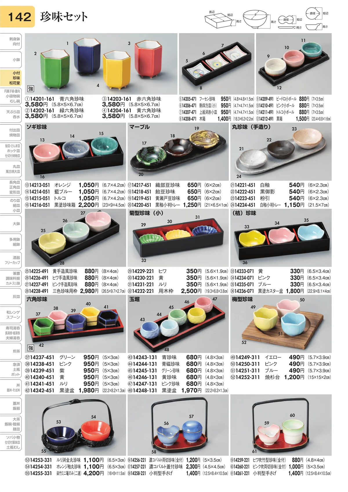 陶里vol.31・ページ番号142・珍味セット