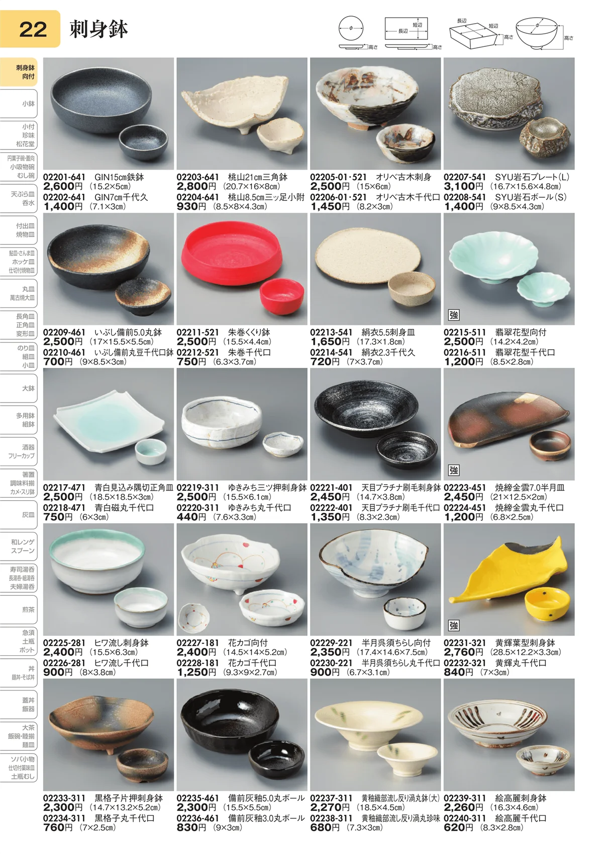 陶里vol.31・ページ番号22・刺身鉢