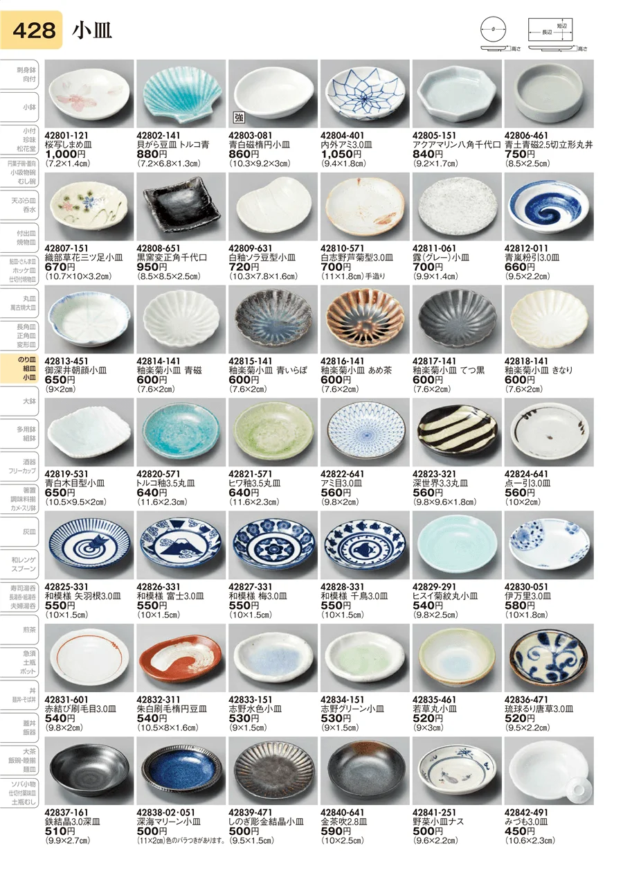 小皿 ページ428