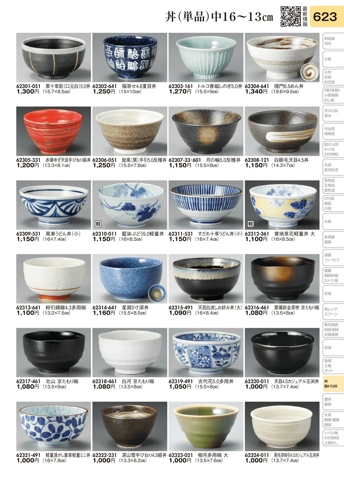 陶里vol.31・ページ番号623・丼（単品）中16～13㎝