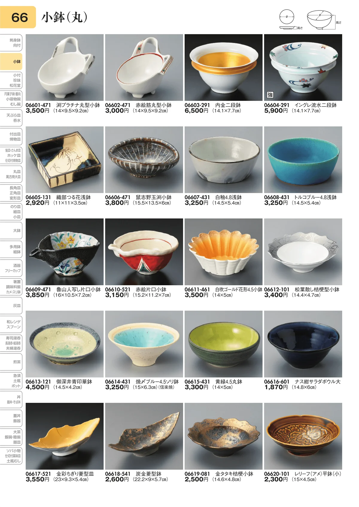 陶里vol.31・ページ番号66・小鉢（丸）