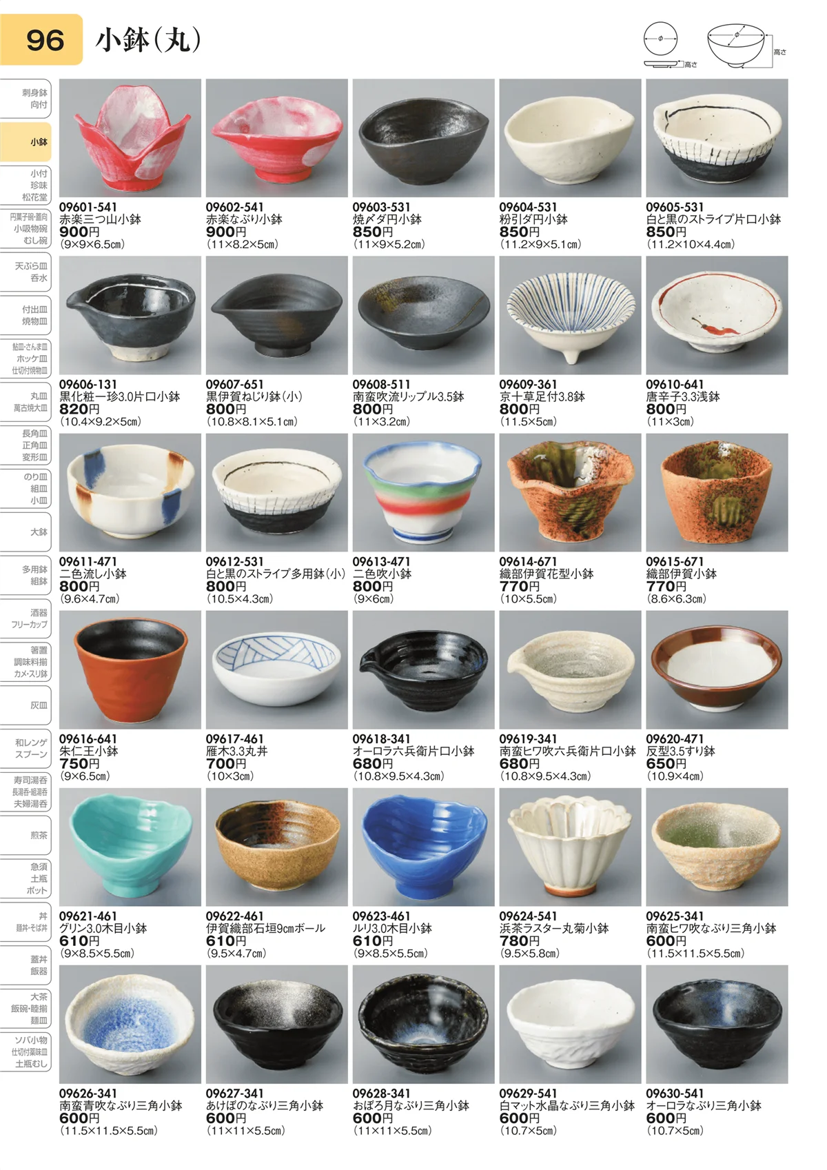 陶里vol.31・ページ番号96・小鉢（丸）
