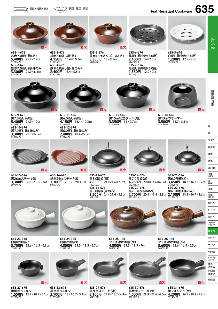 耐熱調理器 ページ635