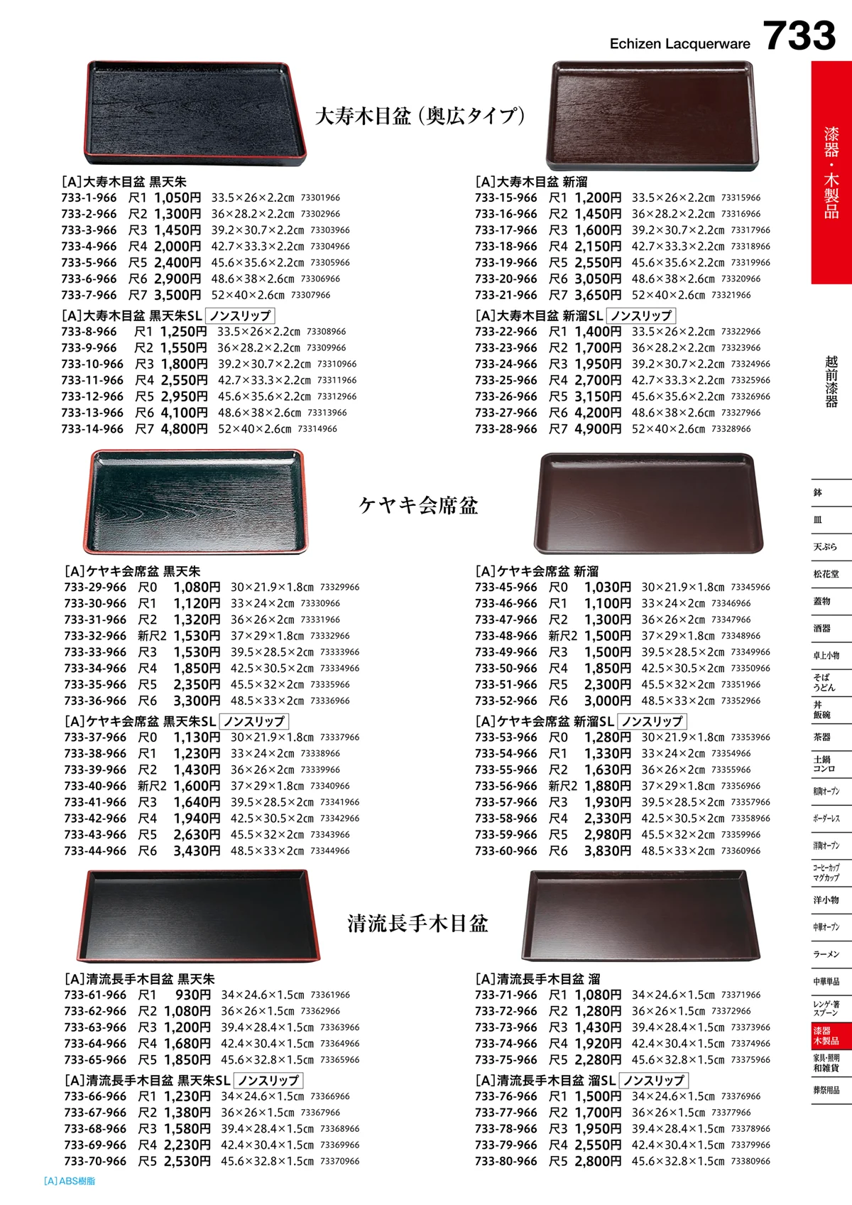 うつわvol.16・ページ番号733・越前漆器
