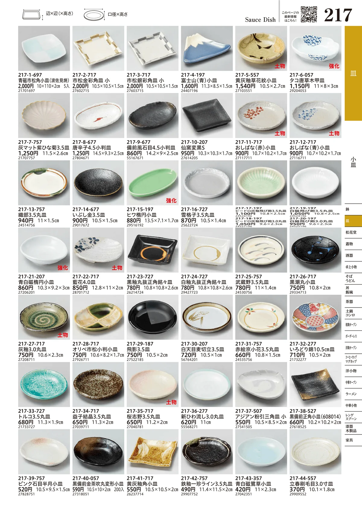 うつわvol.17・ページ番号217・小皿