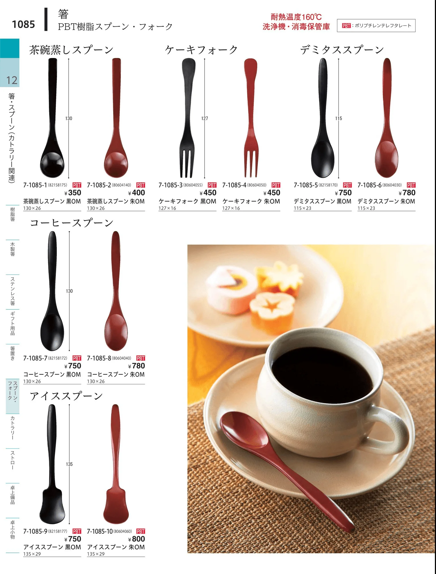やすらぎvol.34・ページ番号1085・オードブル・フォーク・しゃもじ