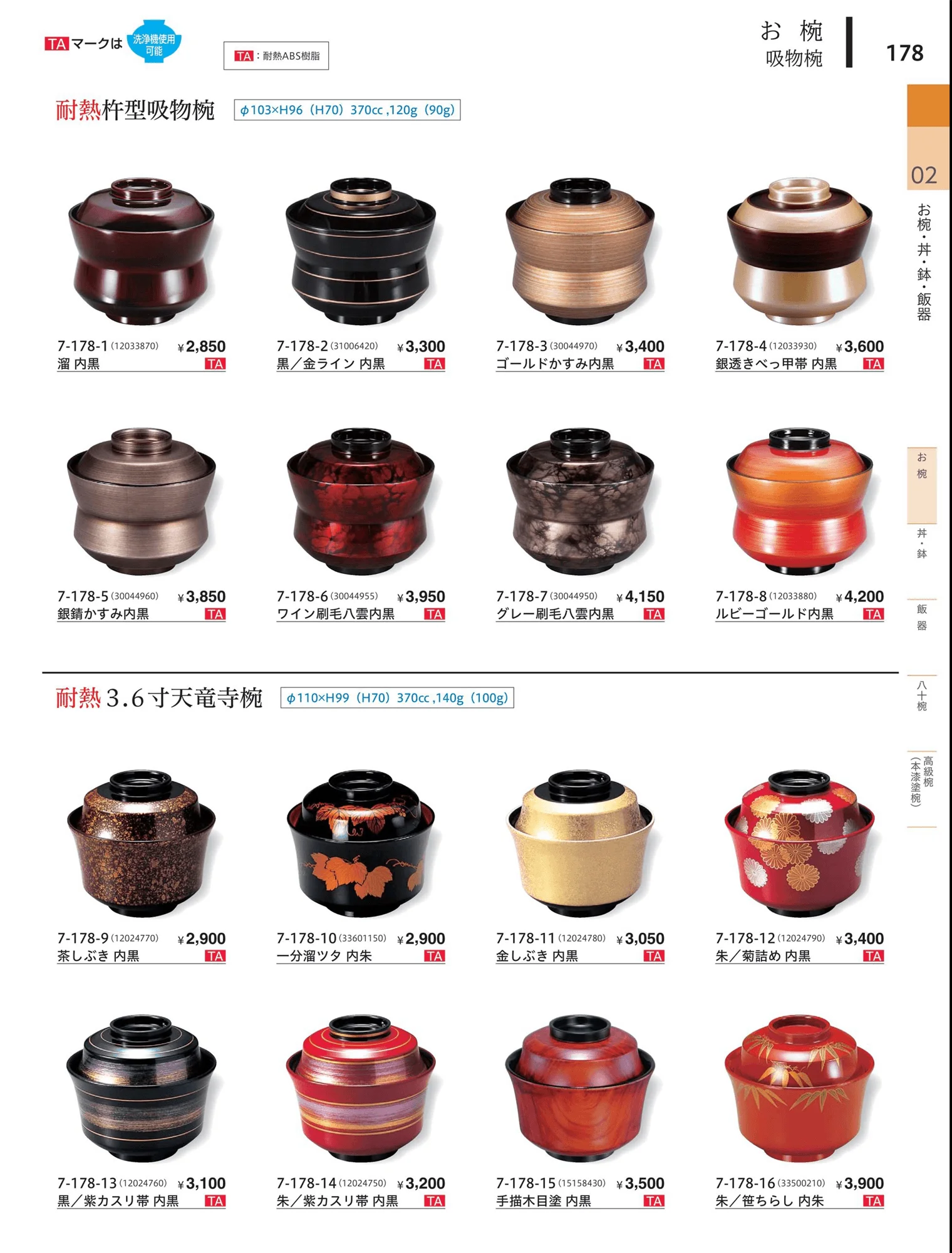 やすらぎvol.34・ページ番号178・飯椀