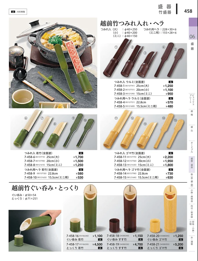 桶型盛器 ページ458