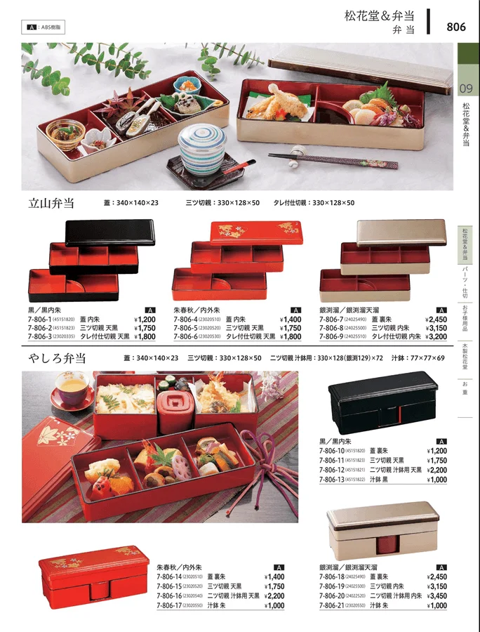 松花堂・弁当・キッズ用品 ページ806